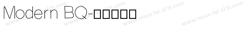 Modern BQ字体转换